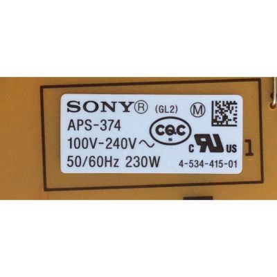FUENTE DE PODER PARA TV SONY / NUMERO DE PARTE 147458612 / 1-893-326-11 / APS-374 / 1-474-586-12 / APS-374(CH) / MODELOS KDL60W610B / KDL60W630B / KDL-60W610B / KDL-60W630B - Imagen 4